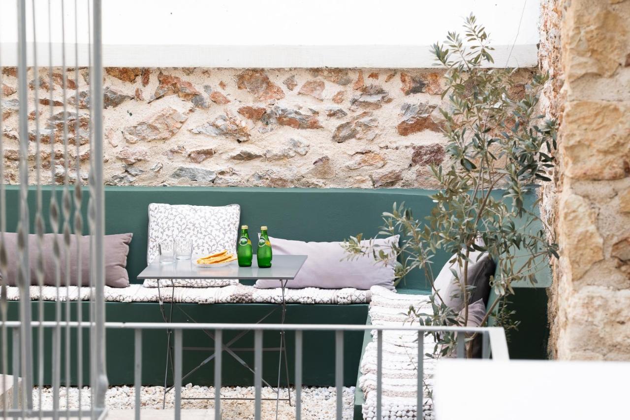 Central5 Boutique Apartments With Common Garden Next To Metro Atenas Exterior foto