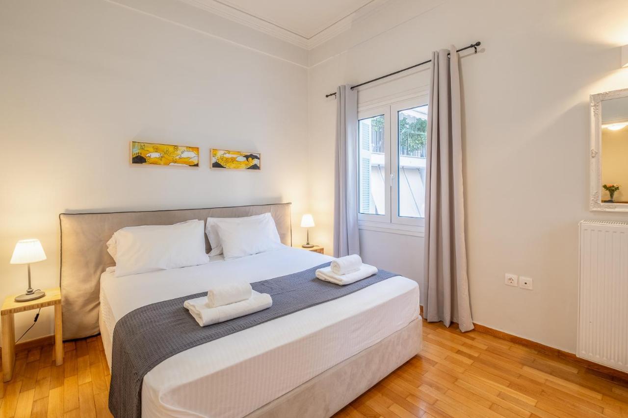 Central5 Boutique Apartments With Common Garden Next To Metro Atenas Exterior foto