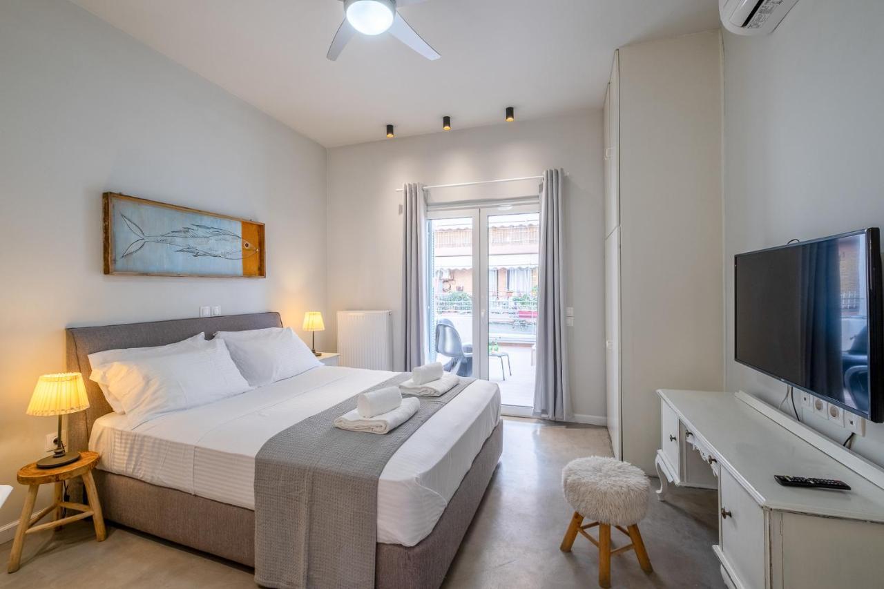 Central5 Boutique Apartments With Common Garden Next To Metro Atenas Exterior foto