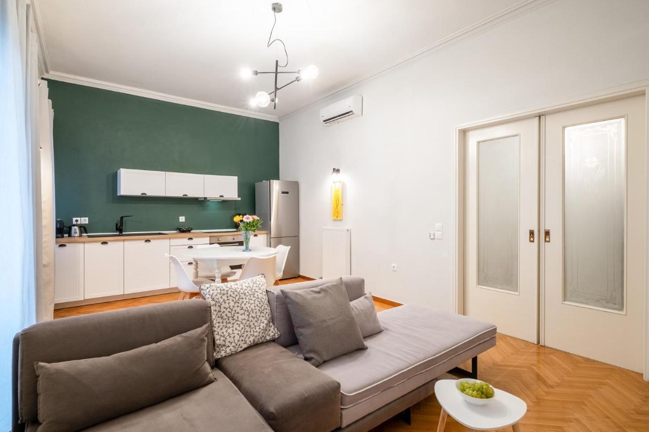 Central5 Boutique Apartments With Common Garden Next To Metro Atenas Exterior foto